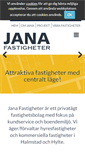 Mobile Screenshot of jana-fastigheter.se
